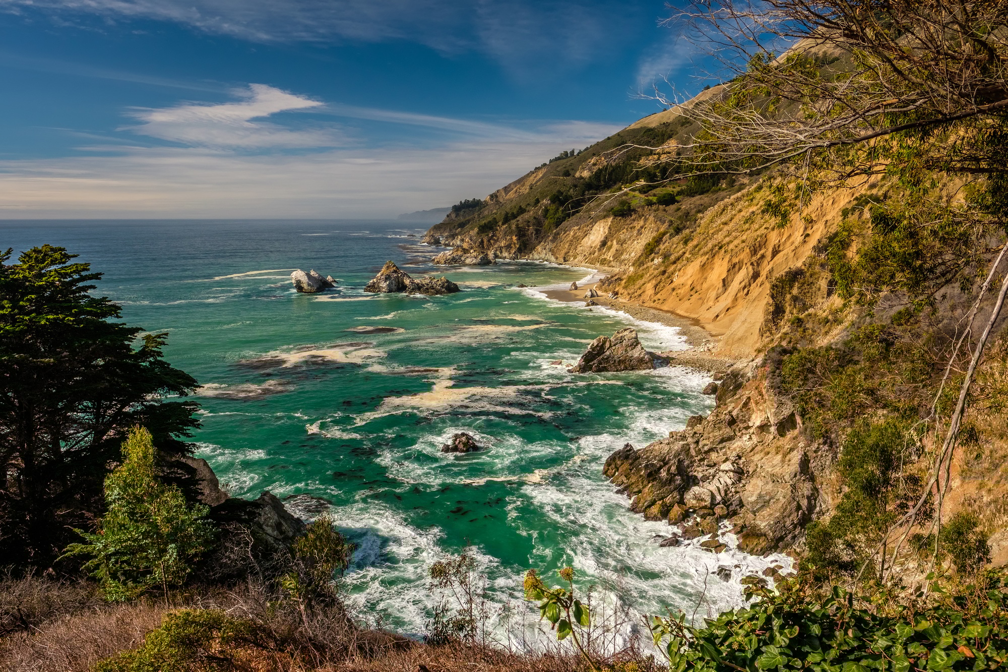 USA Pacific coast landscape, California